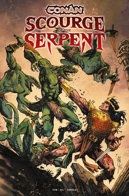 Conan The Barbarian: Scourge Of The Serpent 1 Comic John Mccrea Variant Titan Comics 2025