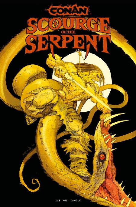 Conan The Barbarian: Scourge Of The Serpent 1 Comic Matias Bergara Variant Titan Comics 2025