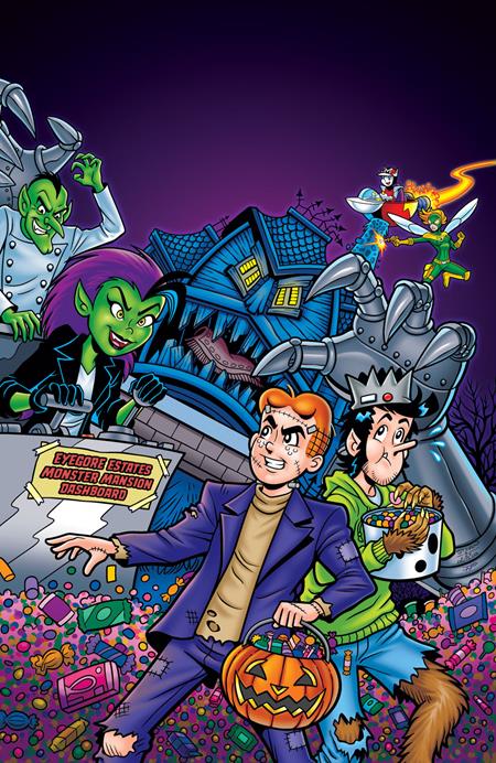ARCHIES HALLOWEEN SPECTACULAR (ONE SHOT) CVR D STEVEN BUTLER LILY BUTLER FOIL FULL ART VAR Archie Comics Publications Ian Flynn Bill Galvan, Ben Galvan, Glenn Whitmore, Jack Morelli Steven Butler, Lily Butler, Rosario Tito Pena PREORDER