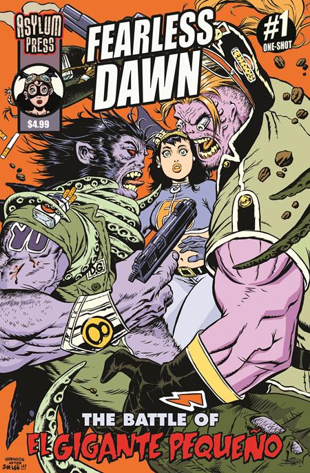 FEARLESS DAWN THE BATTLE OF EL GIGANTE PEQUENO (ONE-SHOT) CVR A STEVE MANNION Asylum Press Steve Mannion Steve Mannion Steve Mannion PREORDER