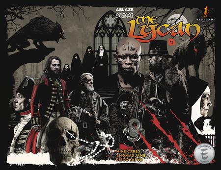 LYCAN #1 (OF 3) CVR A TIM BRADSTREET (MR) ABLAZE Mike Carey, Thomas Jane, David James Kelly Diego Yapur Tim Bradstreet PREORDER