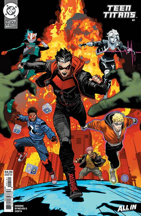 TEEN TITANS #1 CVR B DAN MORA CARD STOCK VAR DC Comics Kyle Higgins Daniele Di Nicuolo Dan Mora PREORDER