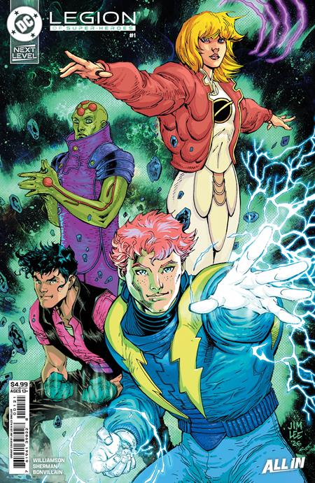 Legion of Super-Heroes, Vol. 9 1 Comic Jim Lee Variant DC Comics 2026