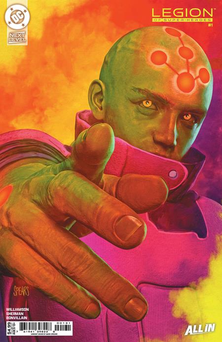 Legion of Super-Heroes, Vol. 9 1 Comic Mark Spears Variant DC Comics 2026