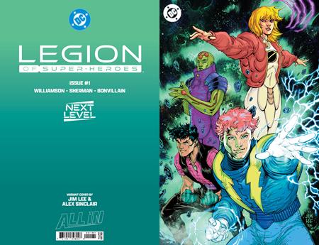 Legion of Super-Heroes, Vol. 9 1 Comic Jim Lee Foil Variant DC Comics 2026