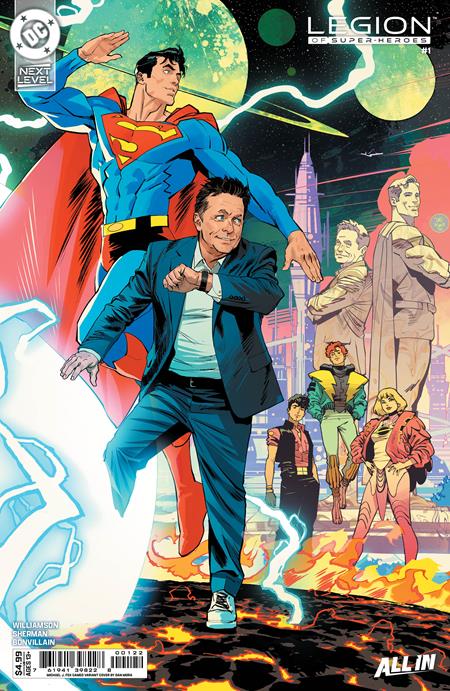 Legion of Super-Heroes, Vol. 9 1 Comic Dan Mora Michael J Fox Cameo Variant DC Comics 2026