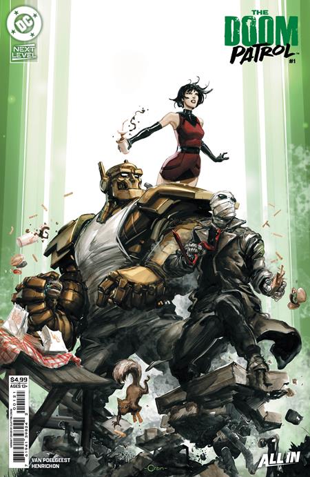 Doom Patrol, Vol. 7 1 Comic Clayton Crain Variant DC Comics 2026