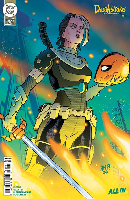 DEATHSTROKE THE TERMINATOR #7 CVR C TONY FLEECS CARD STOCK VAR DC Comics Tony Fleecs Carmine Di Giandomenico, Dave Wachter Tony Fleecs PREORDER