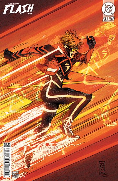 ABSOLUTE FLASH #19 CVR B DENYS COWAN CARD STOCK VAR DC Comics Jeff Lemire Nick Robles Denys Cowan PREORDER