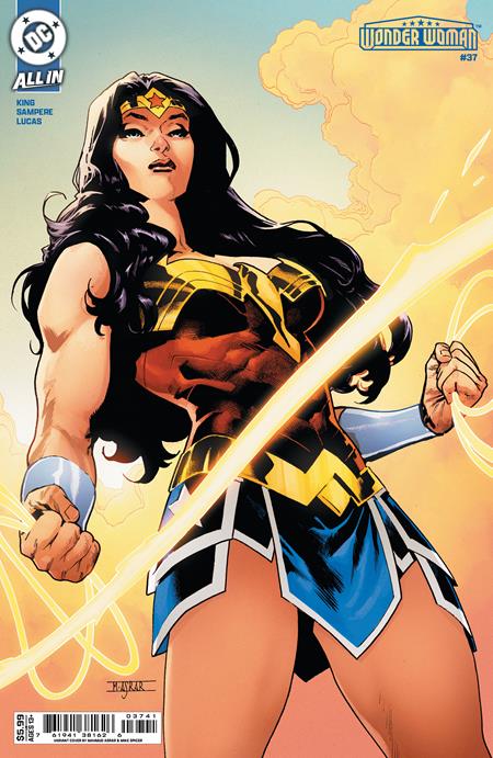 WONDER WOMAN #37 CVR D MAHMUD ASRAR CARD STOCK VAR DC Comics Tom King Daniel Sampere Mahmud Asrar PREORDER