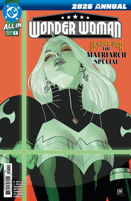 WONDER WOMAN 2026 ANNUAL WONDER WAR THE MATRIARCH SPECIAL #1 (ONE SHOT) CVR A DANIEL SAMPERE DC Comics Stephanie Williams, Leah Williams Eduardo Pansica, Belen Ortega Daniel Sampere PREORDER