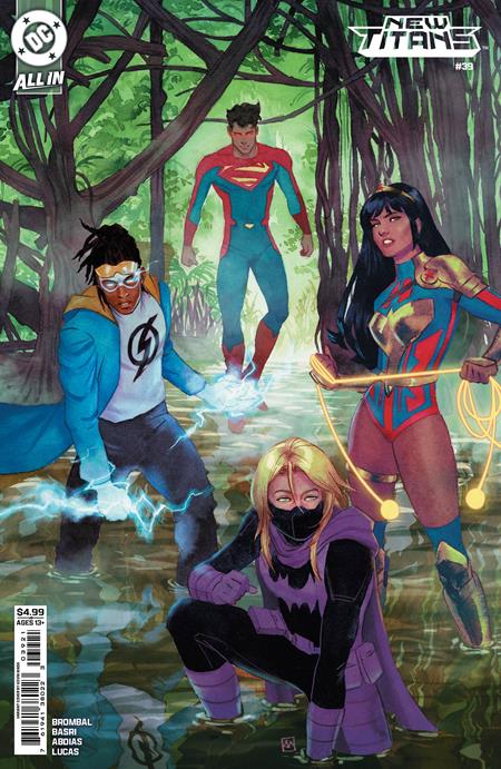 NEW TITANS #39 CVR B KEVIN WADA CARD STOCK VAR DC Comics Tate Brombal Sami Basri Kevin Wada PREORDER