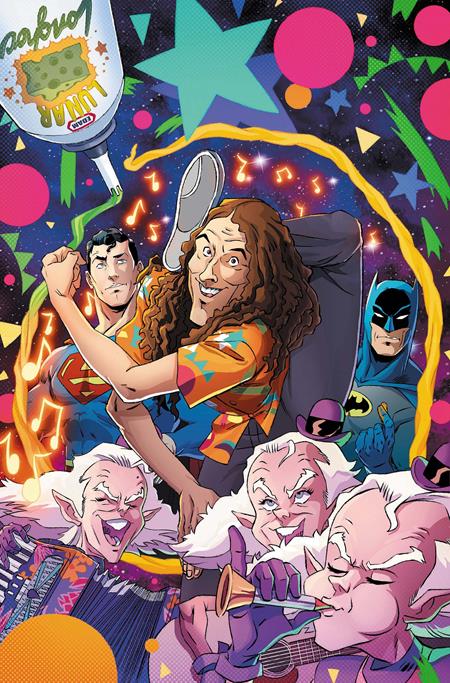 BATMAN SUPERMAN WEIRD AL WORLDS WEIRDEST #1 (ONE SHOT) CVR A DAN SCHOENING DC Comics Mark Waid, Weird Al Yankovic Dan Schoening Dan Schoening PREORDER