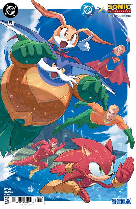 DC x Sonic the Hedgehog: The Metal Legion 5 Comic Min Ho Kim Variant DC Comics 2026