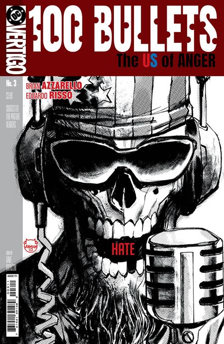 100 Bullets: The US of Anger 3 Comic Dave Johnson DC Comics 2026