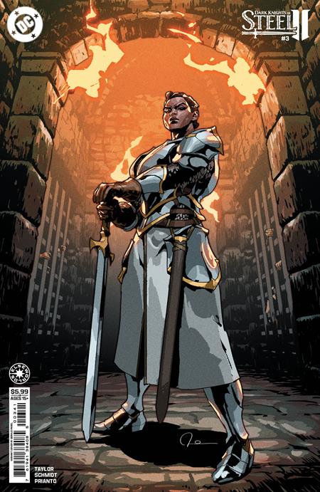 DARK KNIGHTS OF STEEL II #3 (OF 12) CVR D GERALD PAREL CARD STOCK VAR DC Comics Tom Taylor Otto Schmidt Gerald Parel PREORDER