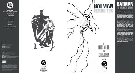 DC W.I.P. BATMAN THE DARK KNIGHT RETURNS #1 DC Comics Frank Miller Frank Miller, Klaus Janson Frank Miller PREORDER