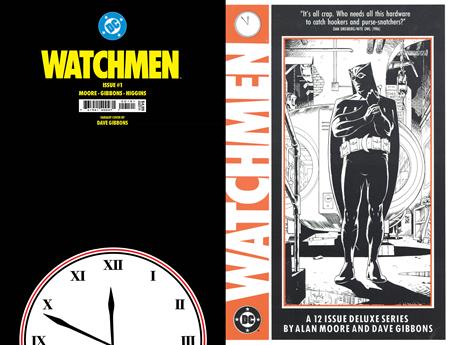 WATCHMEN #1 (OF 12) FACSIMILE EDITION CVR B DAVE GIBBONS CARD STOCK VAR (MR) DC Comics Alan Moore Dave Gibbons Dave Gibbons PREORDER