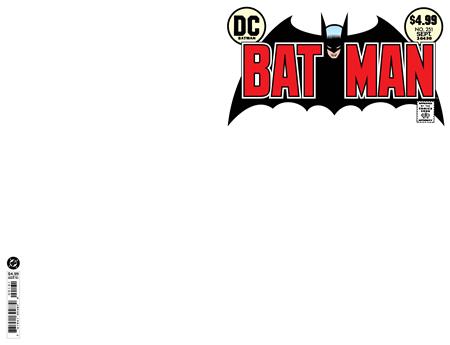 Batman, Vol. 1 251 Comic Facsimile Blank Variant DC Comics 2026