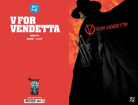 V FOR VENDETTA #1 FACSIMILE EDITION CVR B MOVIE CARD STOCK VAR (MR) DC Comics Alan Moore David Lloyd Movie PREORDER