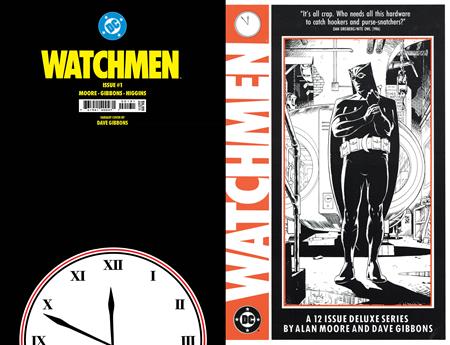 WATCHMEN #1 (OF 12) FACSIMILE EDITION CVR C DAVE GIBBONS FOIL VAR (MR) DC Comics Alan Moore Dave Gibbons Dave Gibbons PREORDER