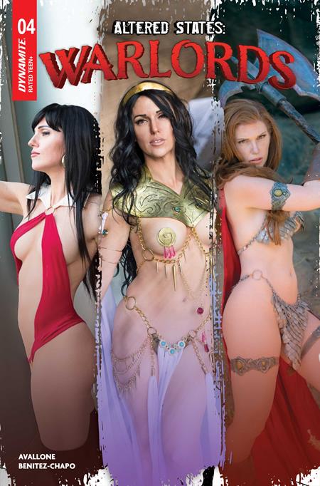 ALTERED STATES WARLORDS #4 CVR D COSPLAY JACKIE GOEHNER VAR DYNAMITE Entertainment David Avallone Mariano Benitez-Chapo Jackie Goehner PREORDER