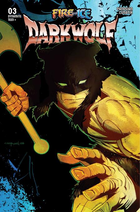 Fire and Ice: Darkwolf 3 Comic Cary Nord Variant Dynamite Entertainment 2026