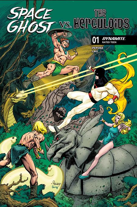 SPACE GHOST VS THE HERCULOIDS #1 CVR E TOM RANEY VAR DYNAMITE Entertainment David Pepose Jonathan Lau Tom Raney PREORDER