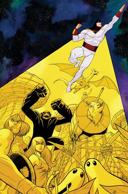 SPACE GHOST VS THE HERCULOIDS #1 CVR N INC 1:25 DREW MOSS VIRGIN VAR DYNAMITE Entertainment David Pepose Jonathan Lau Drew Moss PREORDER