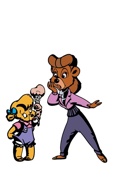 TALESPIN #2 CVR E INC 1:10 CHARACTER DESIGN VIRGIN VAR DYNAMITE Entertainment Amanda Deibert Carlo Lauro Character Design Art PREORDER