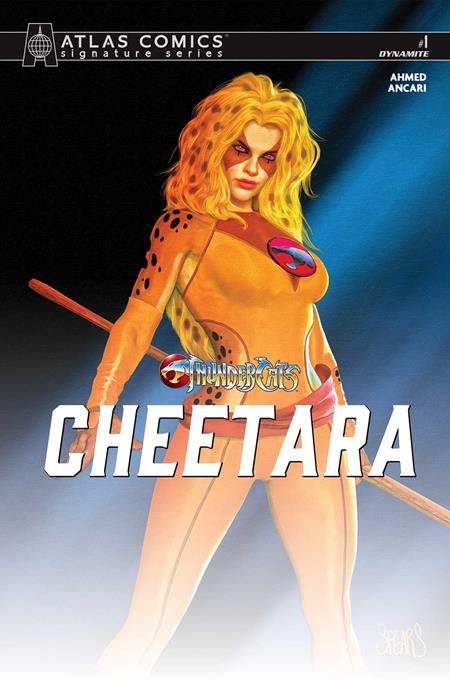 THUNDERCATS CHEETARA #1 CVR J MARK SPEARS ATLAS EDITION SIGNED BY SALADIN AHMED VAR DYNAMITE Entertainment Saladin Ahmed Andrea Ancari Atlas Edition PREORDER