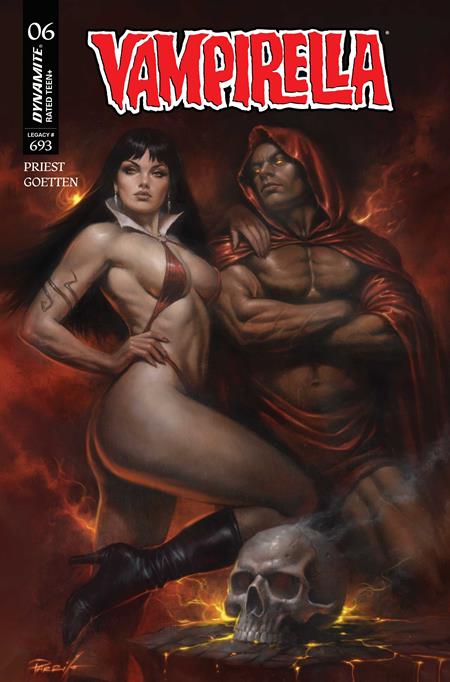 VAMPIRELLA #6 CVR A LUCIO PARRILLO DYNAMITE Entertainment Christopher Priest Davis Goetten Lucio Parrillo PREORDER