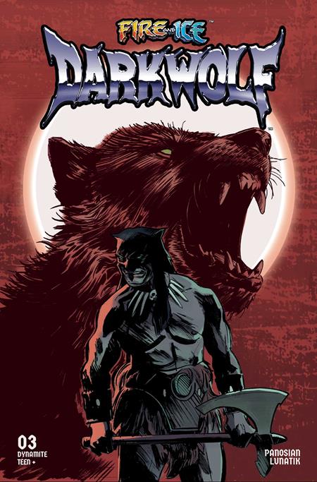 FIRE AND ICE DARKWOLF #3 CVR L FERNANDO PROIETTI VAR DYNAMITE Entertainment Dan Panosian Andrey Lunatik Fernando Proietti PREORDER
