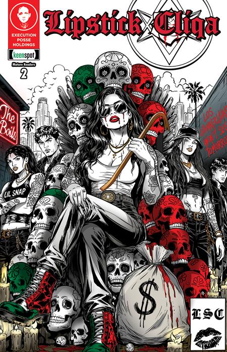 LIPSTICK CLIQA DELUXE EDITION #2 (OF 3) CVR A J SELIN TAKE THE THRONE (MR) Ex Posse Holdings Kayden Phoenix Marcelino Servicio J.Selin PREORDER
