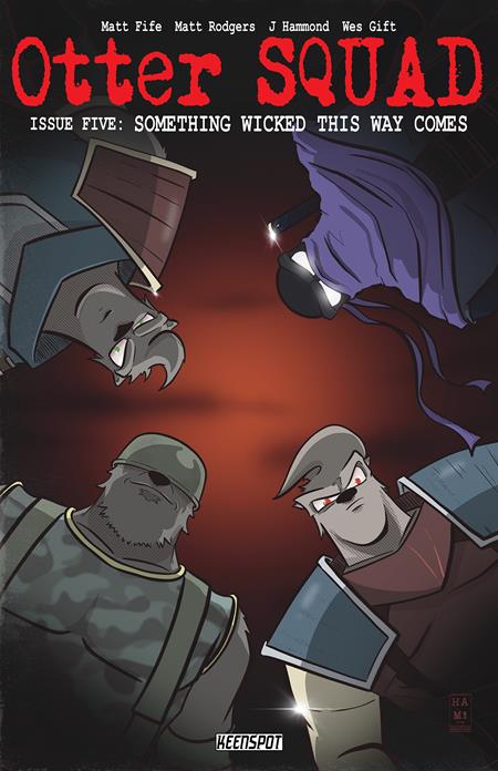 OTTER SQUAD #5 CVR B J HAMMOND THE BOYS HOMAGE BAGGED WITH TRADING CARD VAR Ex Posse Holdings Matt Fife Matt Rodgers J Hammond PREORDER