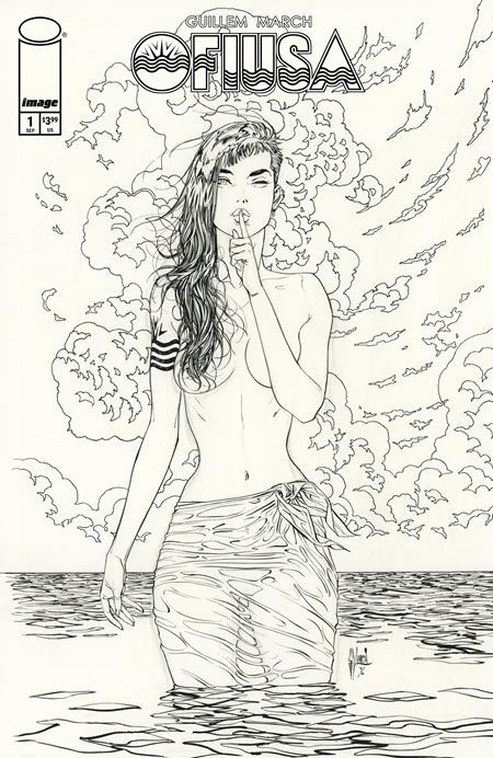 OFIUSA #1 (OF 6) CVR D INC 1:25 GUILLEM MARCH RAW ART VAR (MR) Image Comics Guillem March Guillem March Guillem March PREORDER