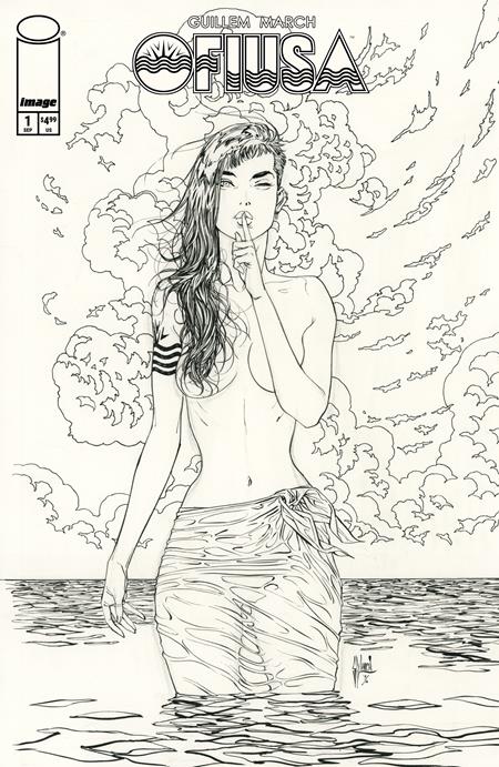 OFIUSA #1 (OF 6) CVR D INC 1:25 GUILLEM MARCH RAW ART VAR (MR) Image Comics Guillem March Guillem March Guillem March PREORDER