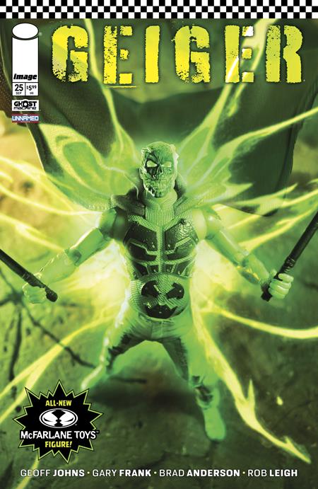 GEIGER #25 CVR D MCFARLANE TOYS ACTION FIGURE VAR Image Comics Geoff Johns Gary Frank, Brad Anderson Action Figure PREORDER