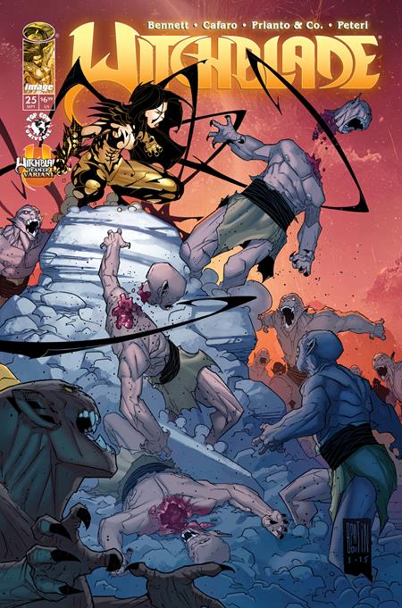 WITCHBLADE #25 CVR C PAT BOUTIN & STEVE FIRCHOW CONNECTING WITCHBLADE TEAM UP VAR Image Comics Marguerite Bennett Giuseppe Cafaro, Arif Prianto Pat Boutin, Steve Firchow PREORDER