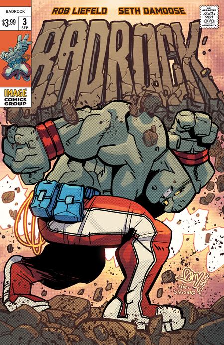 BADROCK #3 CVR C SETH DAMOOSE VAR Image Comics Rob Liefeld Seth Damoose Seth Damoose PREORDER