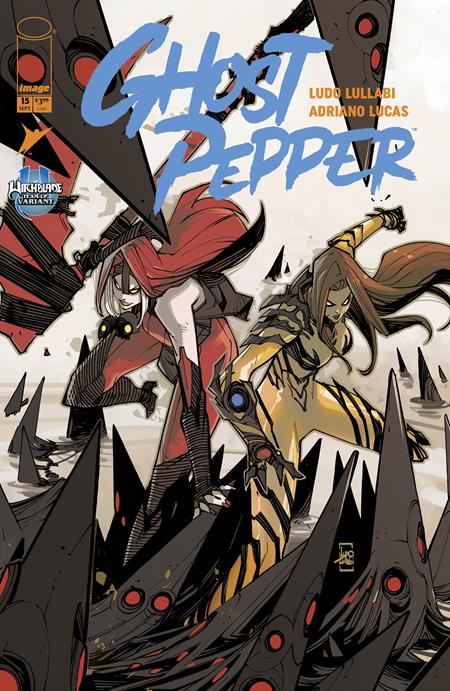 GHOST PEPPER #15 CVR F LUDO LULLABI WITCHBLADE TEAM UP VAR Image Comics Ludo Lullabi Ludo Lullabi, Adriano Lucas Ludo Lullabi PREORDER