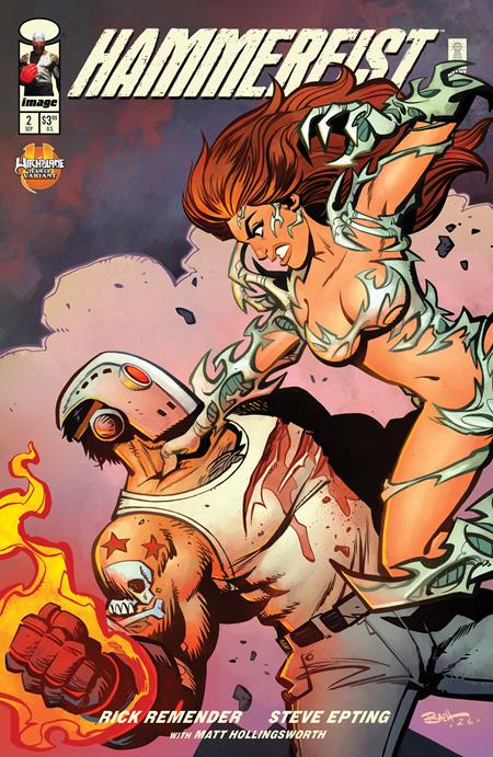 HAMMERFIST #2 CVR C BRETT PARSON WITCHBLADE TEAM UP VAR (MR) Image Comics Rick Remender Steve Epting, Matt Hollingsworth Brett Parson PREORDER