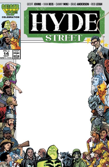 HYDE STREET #14 CVR D BLANK SKETCH VAR Image Comics Geoff Johns Ivan Reis, Danny Miki, Brad Anderson Blank Sketch PREORDER