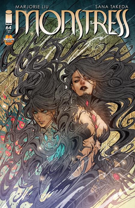 MONSTRESS #64 CVR B SANA TAKEDA WITCHBLADE TEAM UP VAR (MR) Image Comics Marjorie Liu Sana Takeda Sana Takeda PREORDER