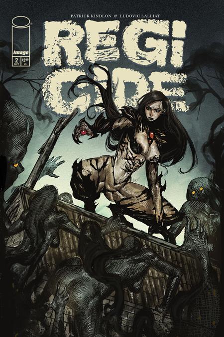 REGICIDE #2 (OF 4) CVR E AKILA GABRIEL WITCHBLADE TEAM UP VAR (MR) Image Comics Patrick Kindlon Ludovic Lalliat Akila Gabriel PREORDER