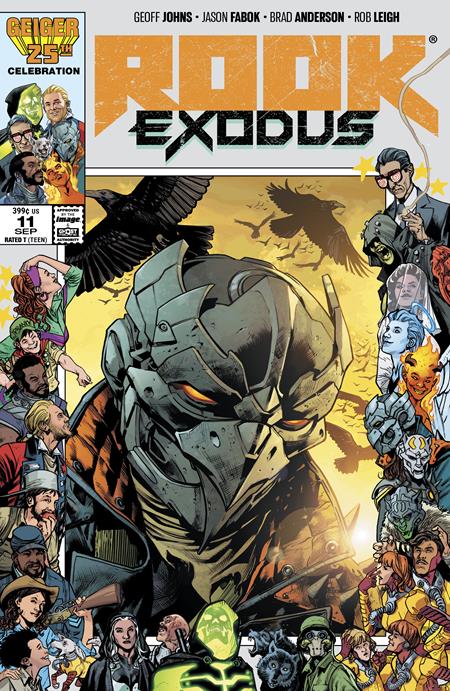 Rook: Exodus 11 Comic Bryan Hitch Geiger 25th Anniversary Variant Image Comics 2026