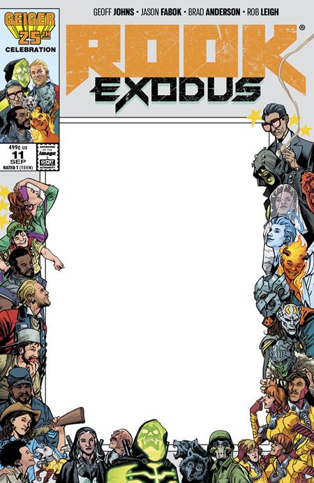 ROOK EXODUS #11 CVR E BLANK SKETCH VAR Image Comics Geoff Johns Jason Fabok, Brad Anderson Blank Sketch PREORDER