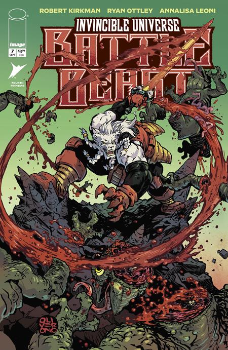 INVINCIBLE UNIVERSE BATTLE BEAST #7 4TH PTG Image Comics Robert Kirkman Ryan Ottley, Annalisa Leoni Oliver Ono PREORDER