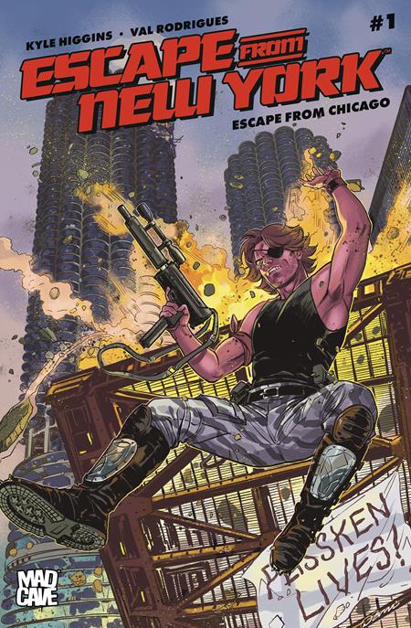 ESCAPE FROM NEW YORK ESCAPE FROM CHICAGO #1 CVR B DANICA BRINE VAR Mad Cave Studios Kyle Higgins Val Rodrigues Danica Brine PREORDER