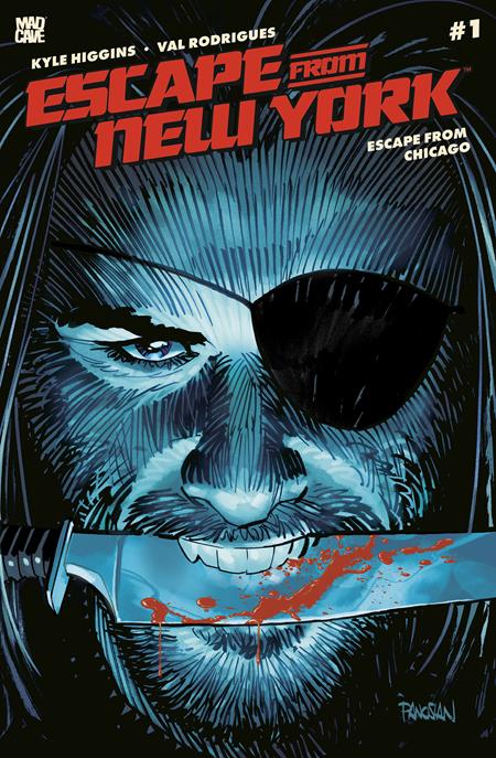 ESCAPE FROM NEW YORK ESCAPE FROM CHICAGO #1 CVR E DAN PANOSIAN FOIL CARD STOCK VAR Mad Cave Studios Kyle Higgins Val Rodrigues Dan Panosian PREORDER